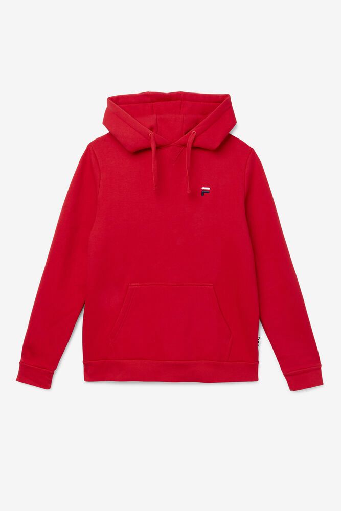 Fila Hoodie Luka Mens Red - India FPT-574691